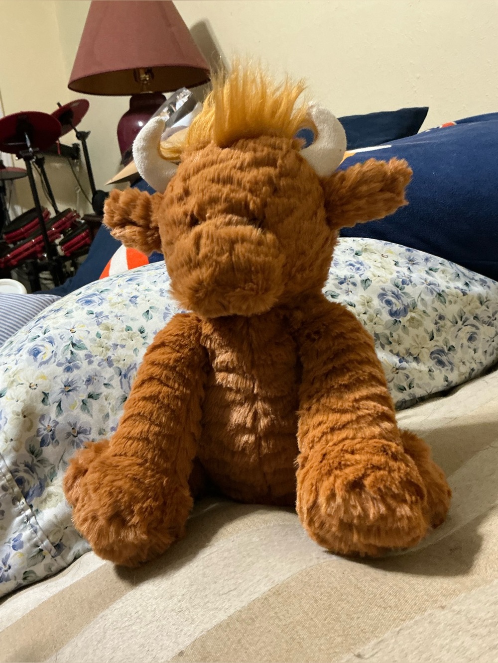 Jellycat Highland Cow fuddlewuddle NWT
